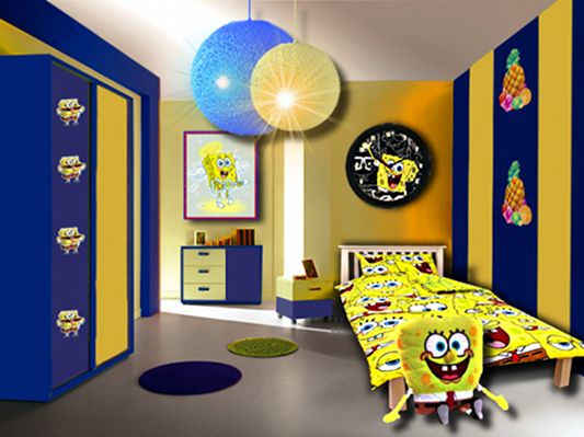 Chambre Bob l'Eponge